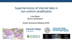 Superharmonics of internal tides in non-uniform stratification